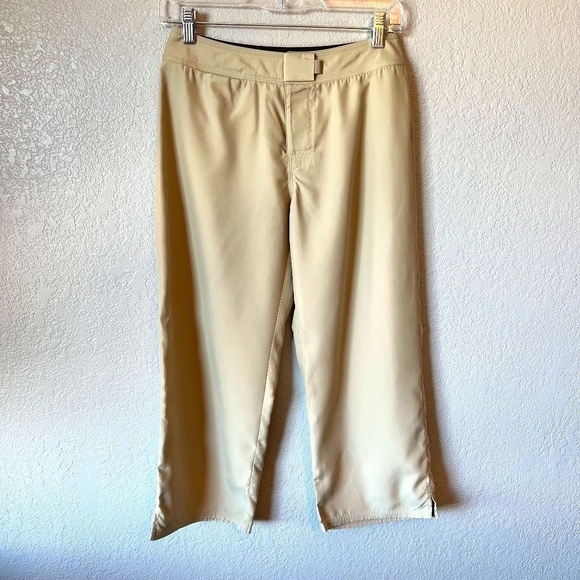 Patagonia size 4 quick dry khaki Capri pants - Picture 1 of 12